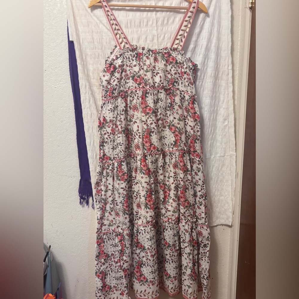 Max Studio Floral Maxi sleeveless Dress - Picture 3 of 13